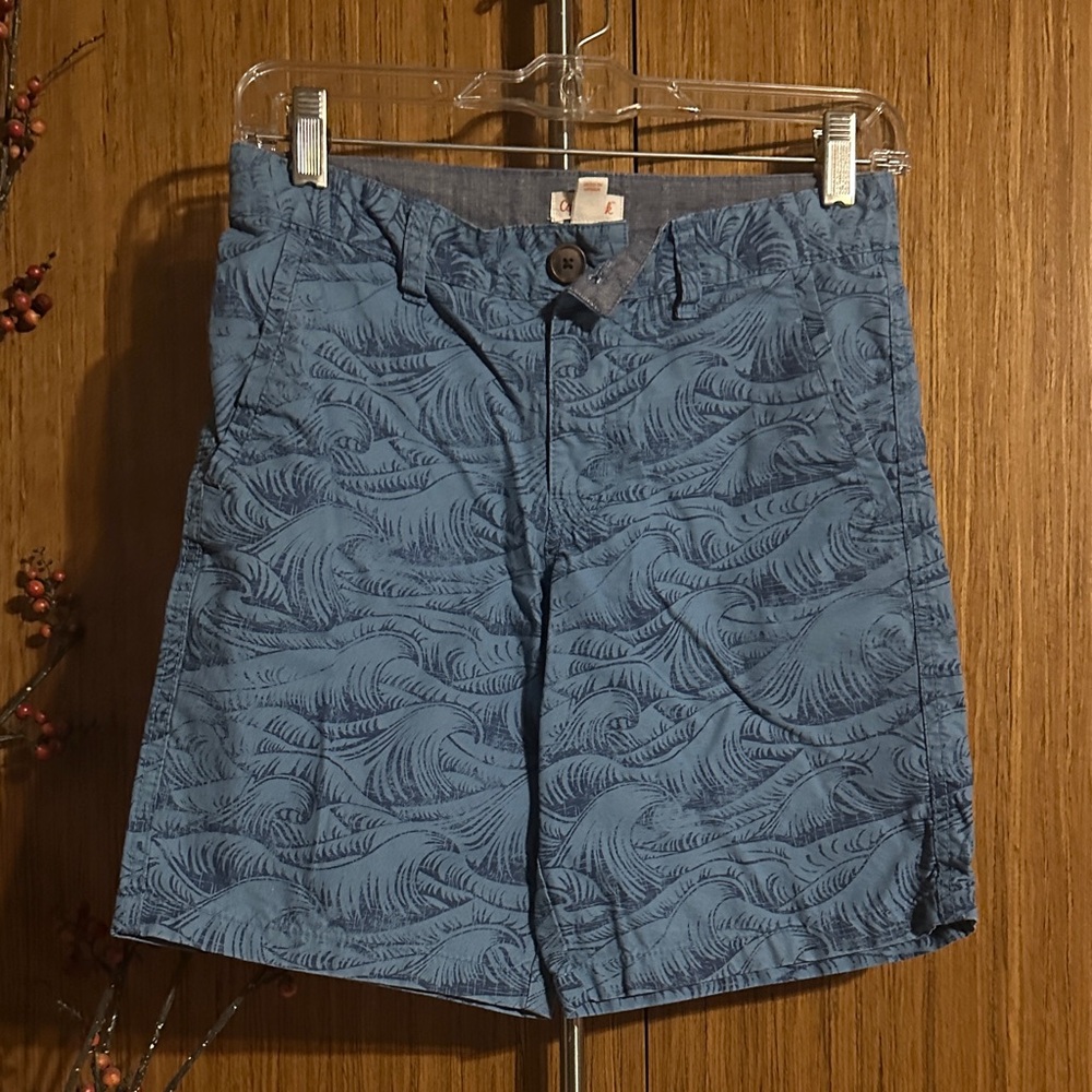 Cat & Jack Blue Leaf Pattern Boy’s Shorts